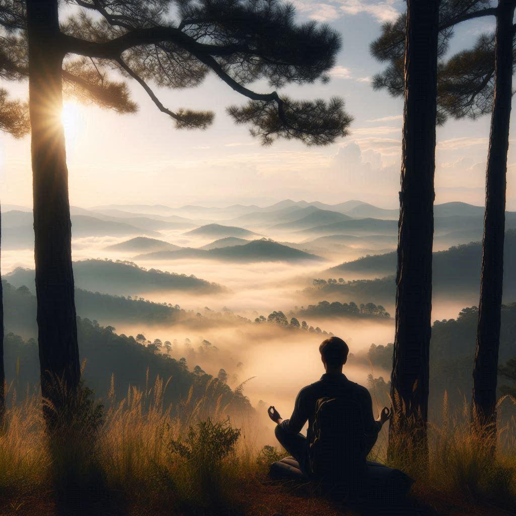 Serene waterfall at Reshi Khola near Kalimpong